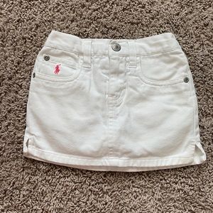 Toddler Girl Ralph Lauren Denim Skirt
